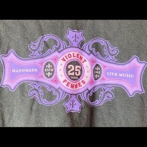 Violent Femmes 25 Anniversary tee, good used condition/worn in, Large. Unisex
